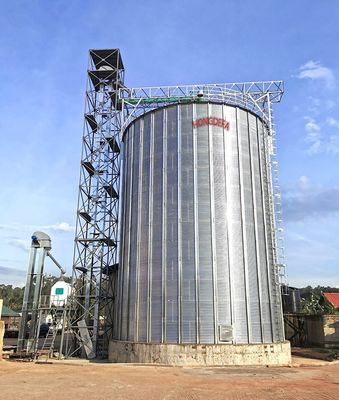 qualité  Farm /seed plant/flour mill plant service 500ton 1000ton 3000ton overseas grain steel silo usine