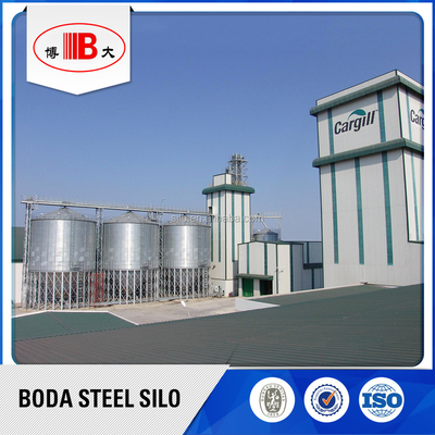 Grain Storage Silo 5000 Ton Bolted Bottom Hopper Silo